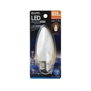 エルパ シャンデリア球形LED装飾電球 E26口金 電球色 LDC1L-G-G332(1コ入) 送料無料｜bestone1