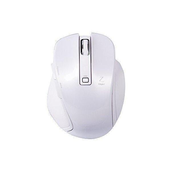 Digio2 Bluetooth 5ボタンBLUE LED小型マウス Z ホワイト MUS-BKF1...