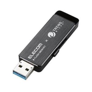 ELECOM ウィルス対策USB3.0メモリ  MF-TRU308GBK 送料無料｜bestone1