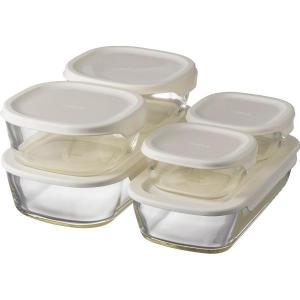 ステンレスフードストレージ 5個セット 1785483 食品 保存 容器 食洗機
