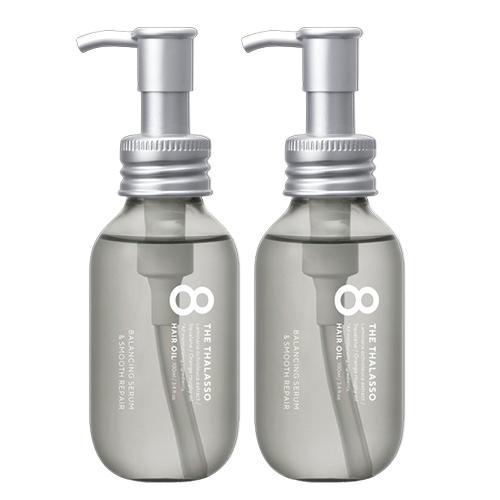 8 THE THALASSO エイトザタラソ スムースヘアオイル 100ml×2個セット 美容液オイ...