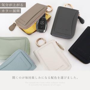 キーケース 本革 小銭入れ スマートキーケース...の詳細画像3