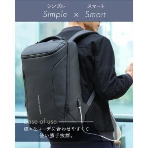 ビジネスリュック 大容量 メンズ 通勤 30L...の詳細画像3