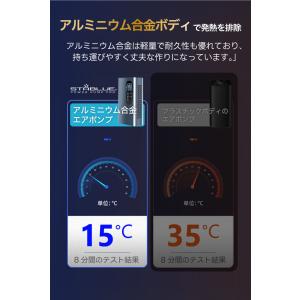 空気入れ 電動エアーコンプレッサー 自動空気入...の詳細画像3