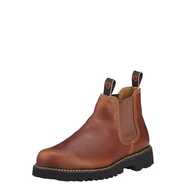 Ariat メンズ スポットホグ ウェスタンカウボーイブーツ US サイズ: 10 カラー: ブラウ...