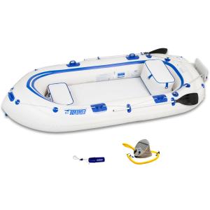 【並行輸入品】Sea Eagle SE9 空気注入式 モーター取り付けボート 漁師の夢のパッケージ ea Eagle SE9 Lightwe