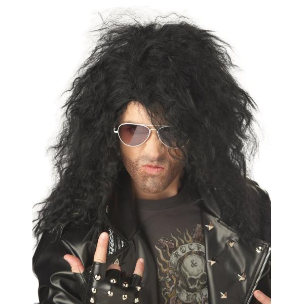 【並行輸入品】メンズブラック80 's Rocker Wig Men's Black 80's Ro...