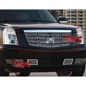 USグリル 07-14キャデラックエスカレードブラックステンレスメッシュ