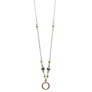 【並行輸入品】Calabria Glasses Necklace 20 Inch Silver/Bl...