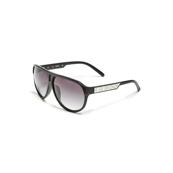 【並行輸入品】Guess Factoryメンズプラスチックアビエイターサングラス カラー: ブラック...