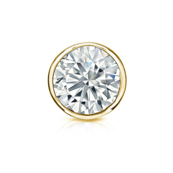 【並行輸入品】Diamond Wish 14k Yellow Gold Round SINGLE S...