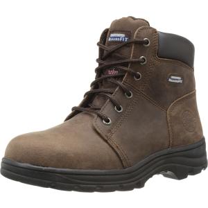 【並行輸入品】Skechers for Work Women's Workshire Peril Boot, Dark Brown, 8 M U