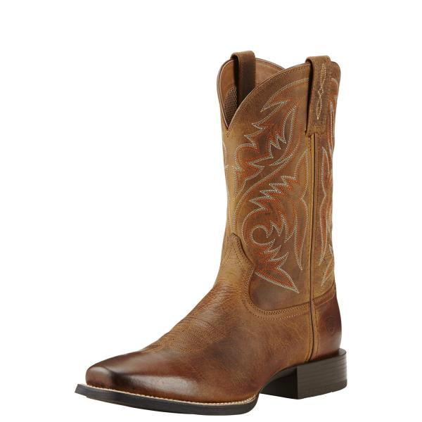 ARIAT メンズ スポーツ ヘルズマン ウエスタンブーツ US サイズ: 13 カラー: ブラウン...