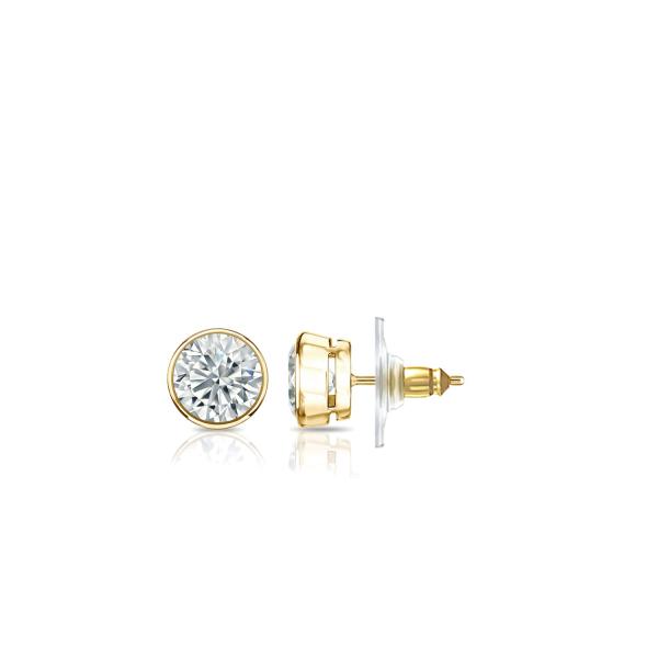 【並行輸入品】Diamond Wish 14k Yellow Gold Men's Round Di...