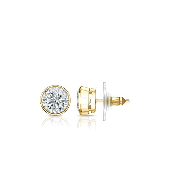 【並行輸入品】Diamond Wish 14k Yellow Gold Men's Round Di...