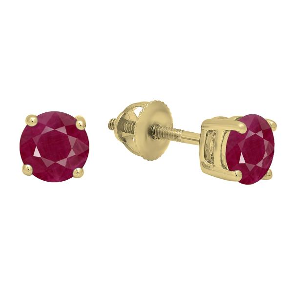 【並行輸入品】Dazzlingrock Collection 10K 5mm 各ラウンドカット レデ...