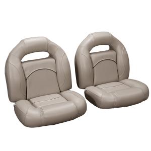 【並行輸入品】DeckMate〓 バスボートシート 4点 (ブラックアクセント付き) DeckMate〓 4 Piece Bass Boat S