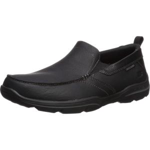 【並行輸入品】Skechers Men's Harper Forde Driving Style Loafer, Black, 13 Wide