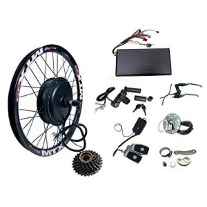 【並行輸入品】 26inch Rear150 155mm Dropout 3000W Electric Bike Conversion Kit