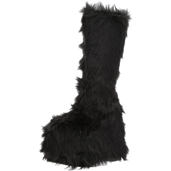 【並行輸入品】5 Chunky Heel Platform Boot with faux fur. ...