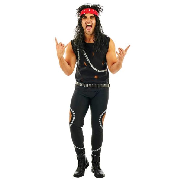 【並行輸入品】fun shack 80s Rock Costume Men Eighties Gla...