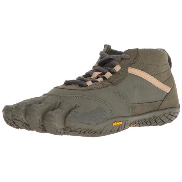 Vibram Men&apos;s V Trek Military/Dark Grey Hiking Shoe...