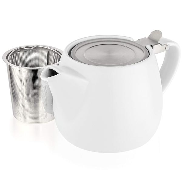 Tealyra   Pluto Porcelain Small Teapot White   18....