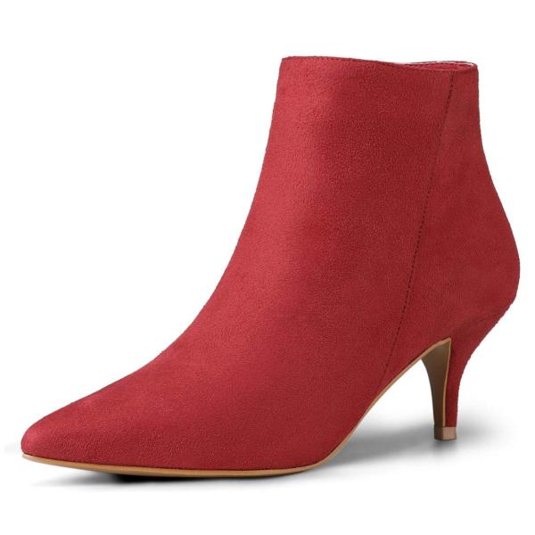 【並行輸入品】Allegra K Women's Pointed Toe Zip Stiletto ...