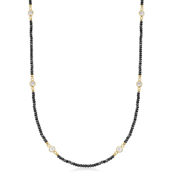 【並行輸入品】Ross-Simons 25.00 ct. t.w. ブラックスピネルと3.90カラッ...