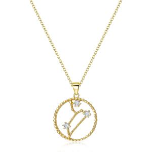 【並行輸入品】[エバーフェイス]EVER FAITH ネックレス レディース 925 スターリングシルバー キュービックジルコニア サークル 1