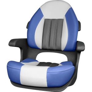 【並行輸入品】Tempress ProBax キャプテンヘルムボートシート (ブルー/グレー/カーボン) Tempress ProBax Cap