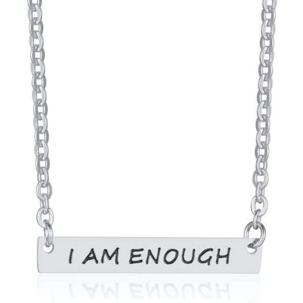 【並行輸入品】Jude Jewelers ステンレススチール I am Enough インスピレーシ...