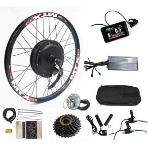 【並行輸入品】 Color Display, Electric Bike Conversion Kit 52V 2000W Rear Motor