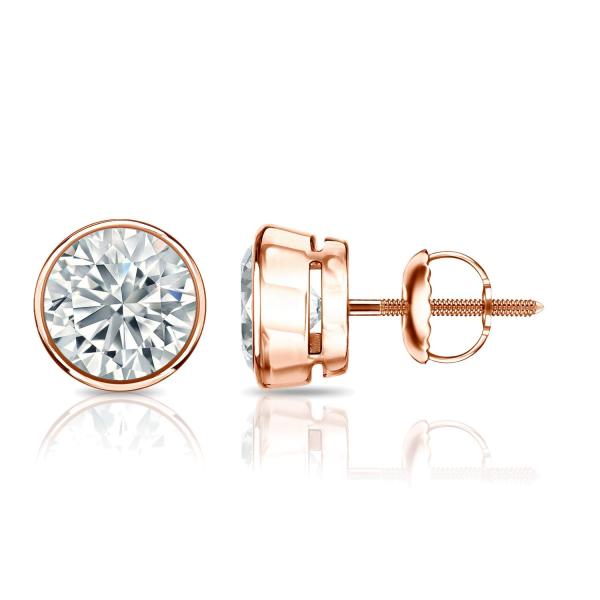 【並行輸入品】1.40 Carat Lab Grown Diamond Stud Earrings ...