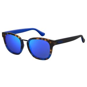 【並行輸入品】SUNGLASSES HAVAIANAS GUAECA IPR Z0 HAVANA BLUE 52 20 Havaianas Me
