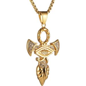 希少　エジプトジュエリー18K　ネフェルティティ K18 エジプト ネフェルティティ ネックレス - メルカリ