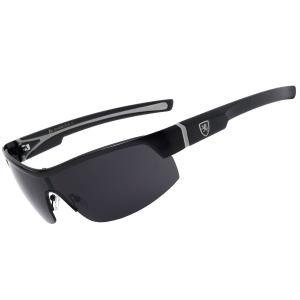 Khan Coil   Lightweight Men's Half Frame Sports Sunglasses UV 40 並行輸入品