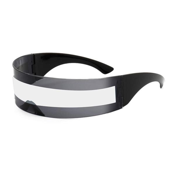 【並行輸入品】Futuristic Cyclops モノブロックシールド ミラーサングラス サングラ...