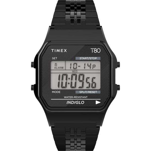 Timex(タイメックス) T80 34mm 腕時計 ブラック ブレスレット Timex unise...