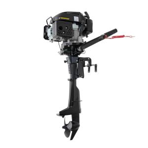 【並行輸入品】 Outboard Motor, 6HP 4 Stroke Outboard Motor Tiller Shaft Boat En