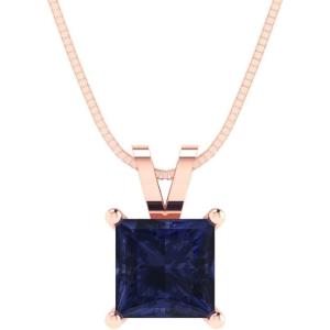 【並行輸入品】Clara Pucci 1.50 ct Princess Cut Designer S...