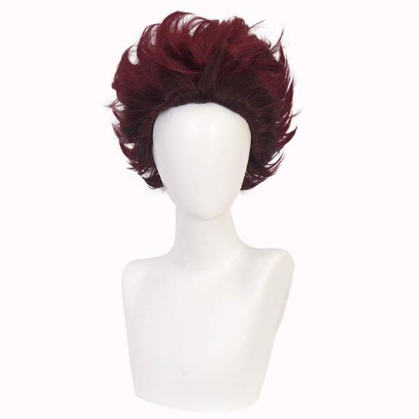 Qiancoshair Kamado Tanjirou Cosplay Wig Demon Slay...