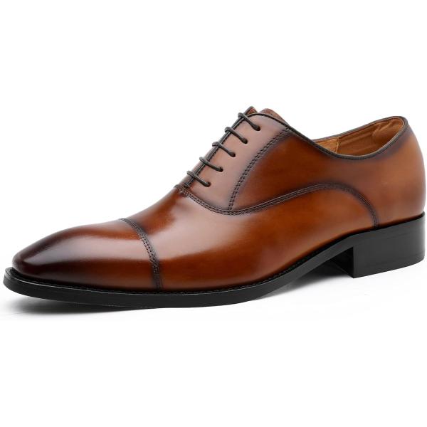 【並行輸入品】DESAI Men’s Dress Shoes with Genuine Leathe...