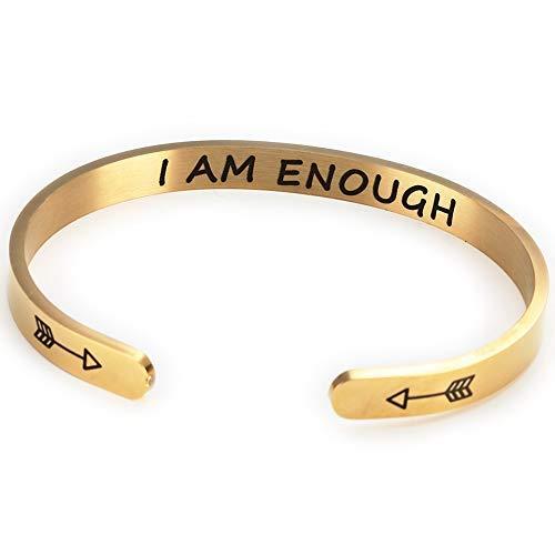 【並行輸入品】Enni of York I am Enough (Gold) Stainless S...