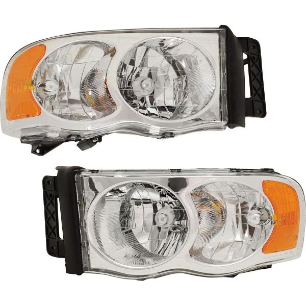 【並行輸入品】Garage Pro ヘッドライト 2002 2005 Dodge Ram 1500 ...