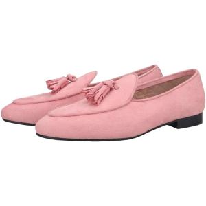 【並行輸入品】HI&amp;HANN 2021 New Pink Color Velvet Tassel M...
