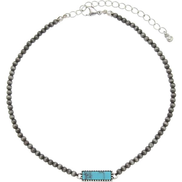 【並行輸入品】PammyJ ウエスタンスタイルチョーカーネックレス 13インチ+3インチエクステンシ...