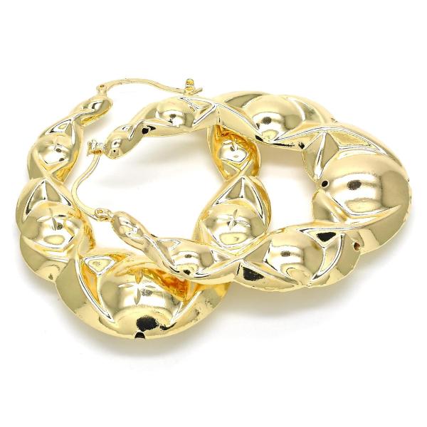 Inner Plane Vintage Chunky 14k Gold Plated Fancy H...