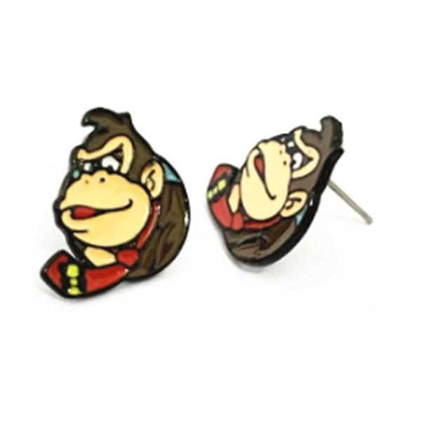 【並行輸入品】Donkey Game Kong Character Face Stud Earrin...