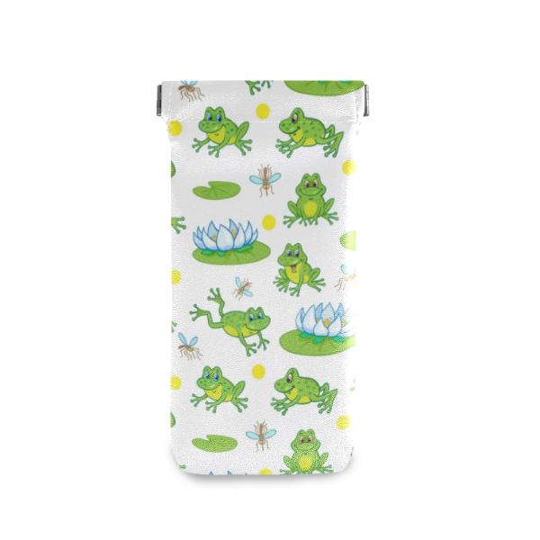 【並行輸入品】OTVEE Cute Frogs Animals Eyeglass Pouch Mic...